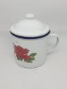 Enamel Mug Flower Pattern
